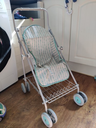 Silver cross vintage doll pram - cross,