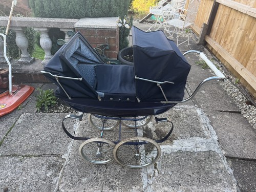 Silver cross pram - silver, vintage
