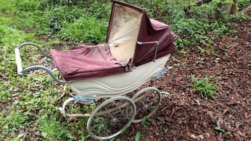 Silver cross pram 1958 - silver, vintage