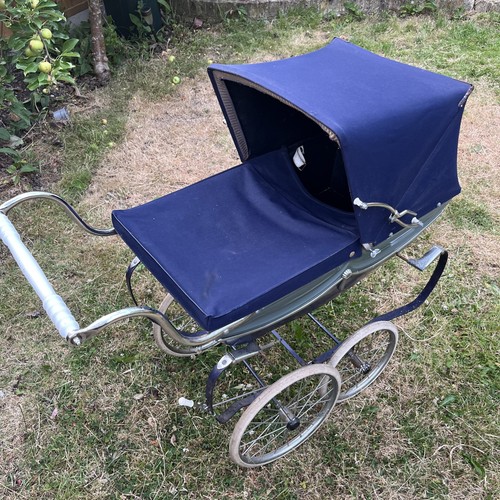 Vintage silver cross pram - cross,